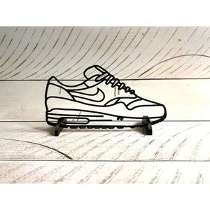 Nike Air Max Silhouette Wall Art 3D printed Sneaker Head Gift for Him